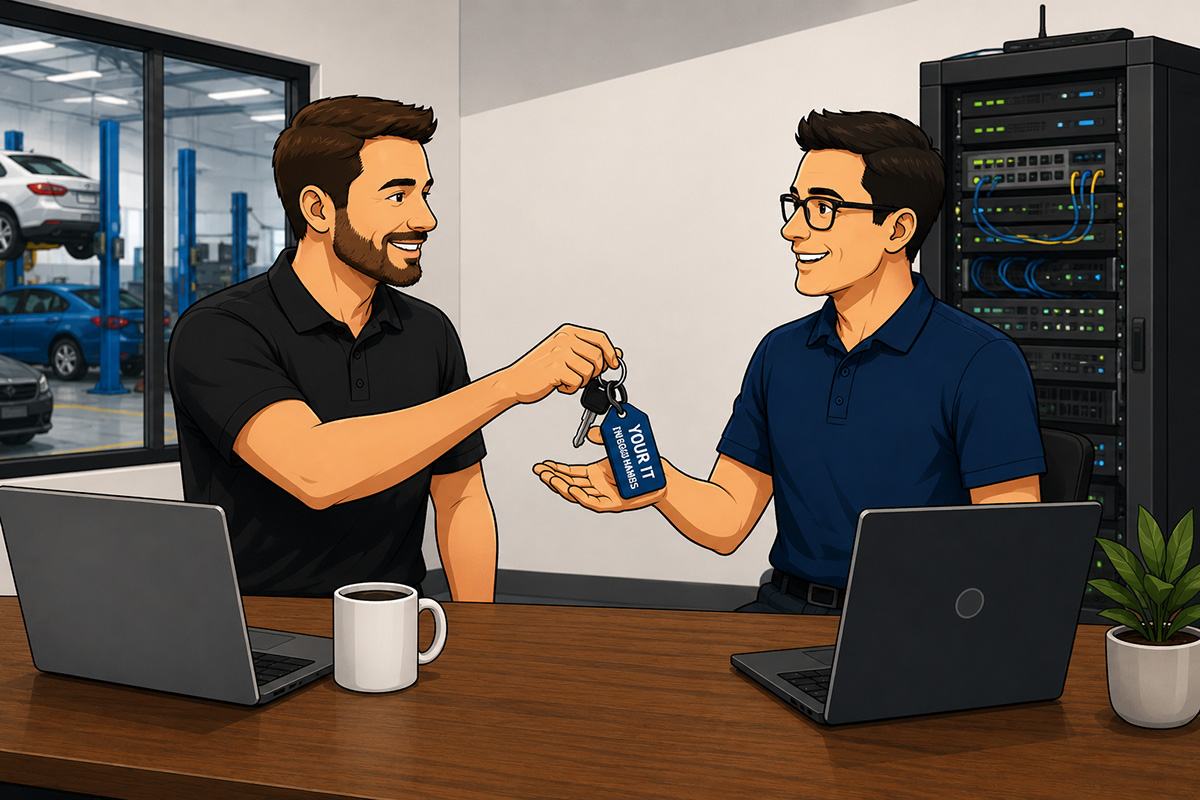 What Happens When a Collision Center Switches IT Providers?