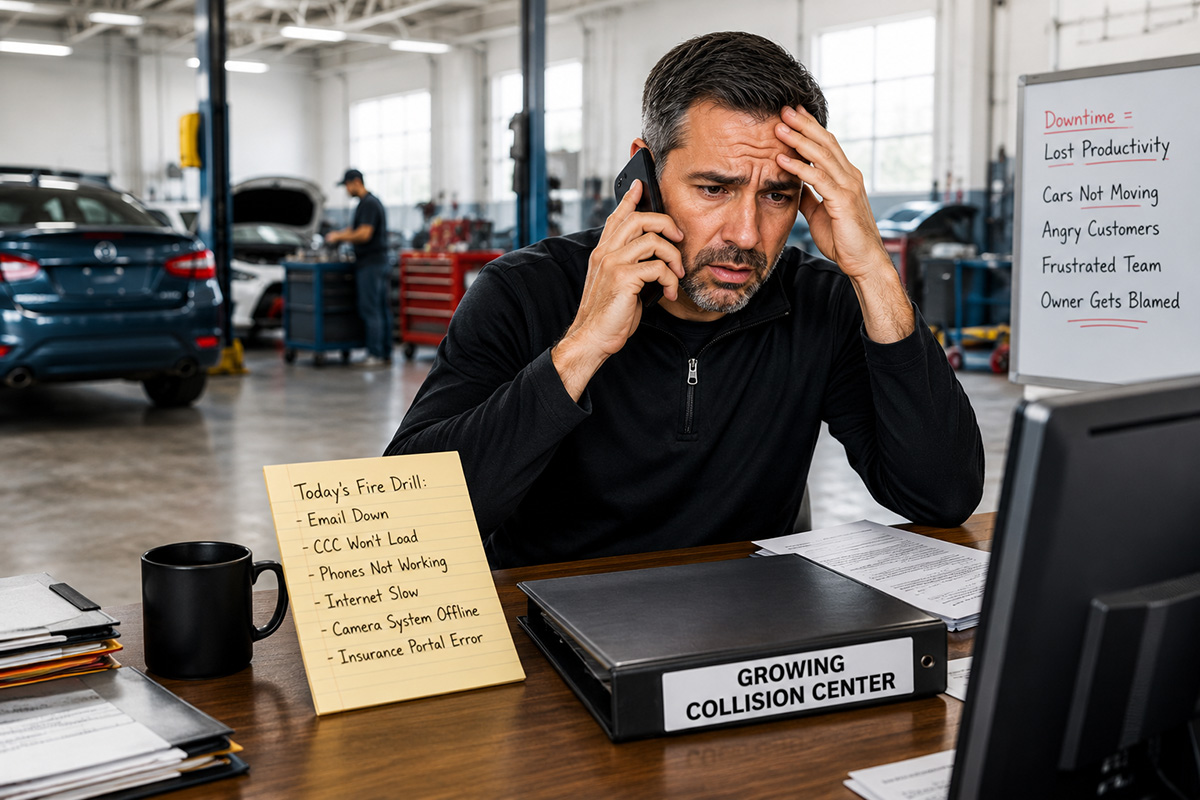 The IT Recovery Drill Every Growing Collision Center Should Run