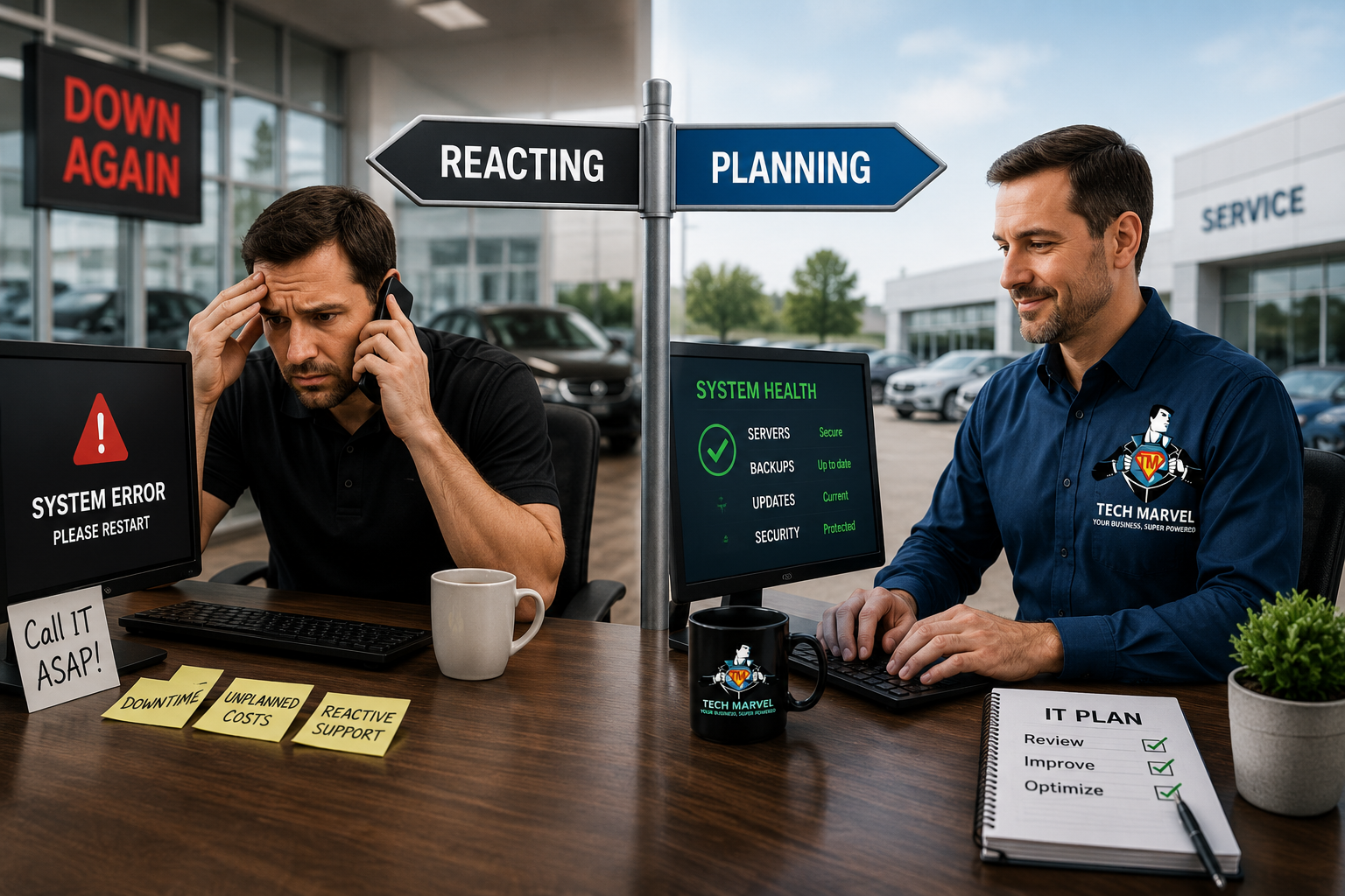 Is It Time to Move from Break-Fix IT to Managed IT for Your Auto Dealership?