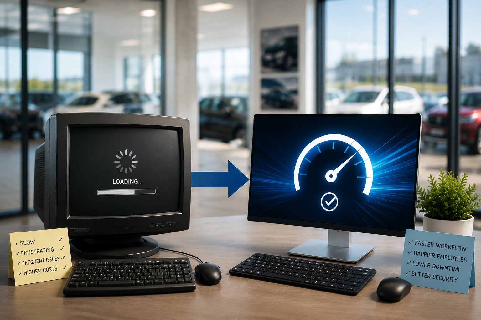 Are Aging Computers Slowing Down Your Auto Dealership?